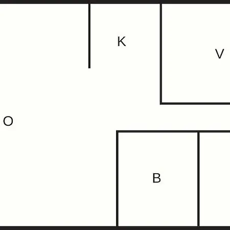 度假居 4 Person In Glesborg